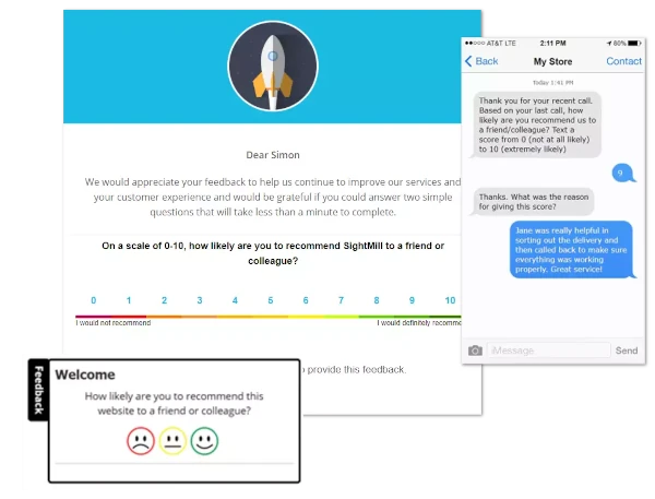 Use Net Promoter Score to ask, analyze and act on customer feedback to improve your products and services