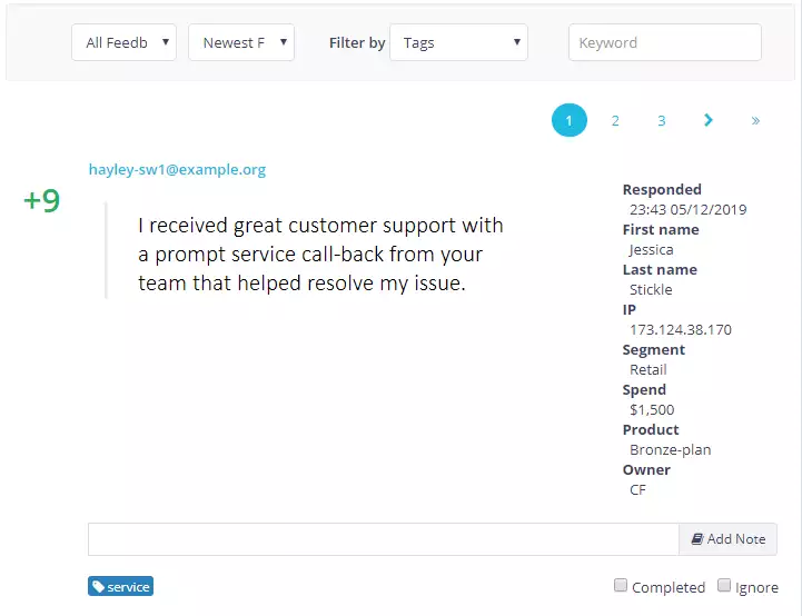 Enhanced data about your customers helps improve understanding of customer feedback